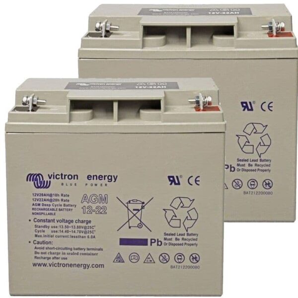 Viatronics AGM Deep Cycle Battery 22AH VT-B22AH
